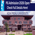 Azim Premji University Invites Applications for PG Admission 2026; Apply Before November 14